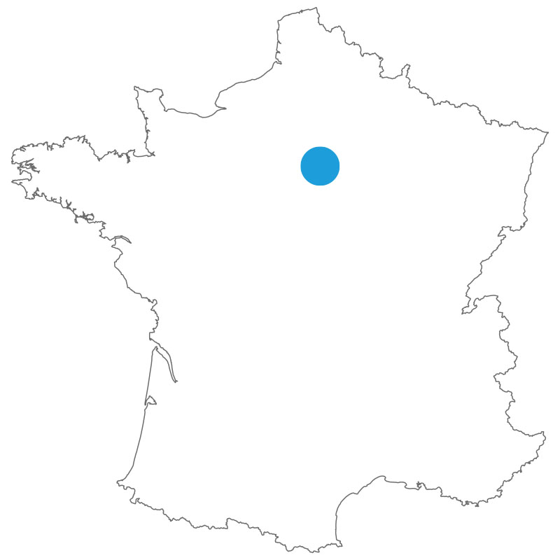 Carte de situation paris