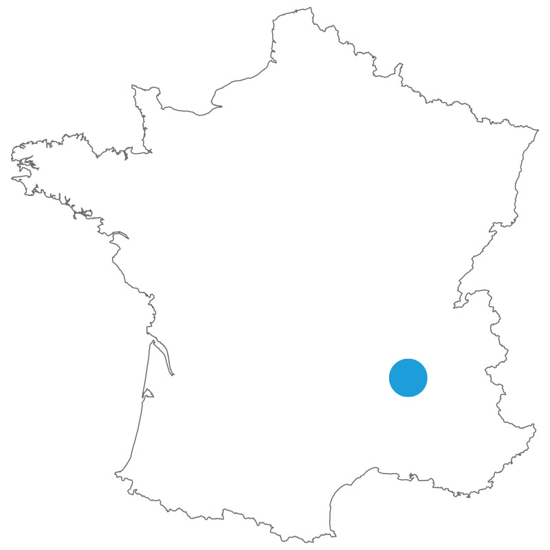 Carte de situation la-roche-de-glun