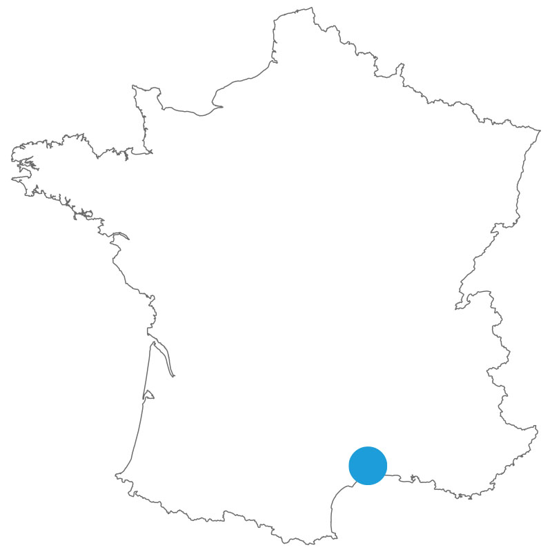 Carte de situation montpellier