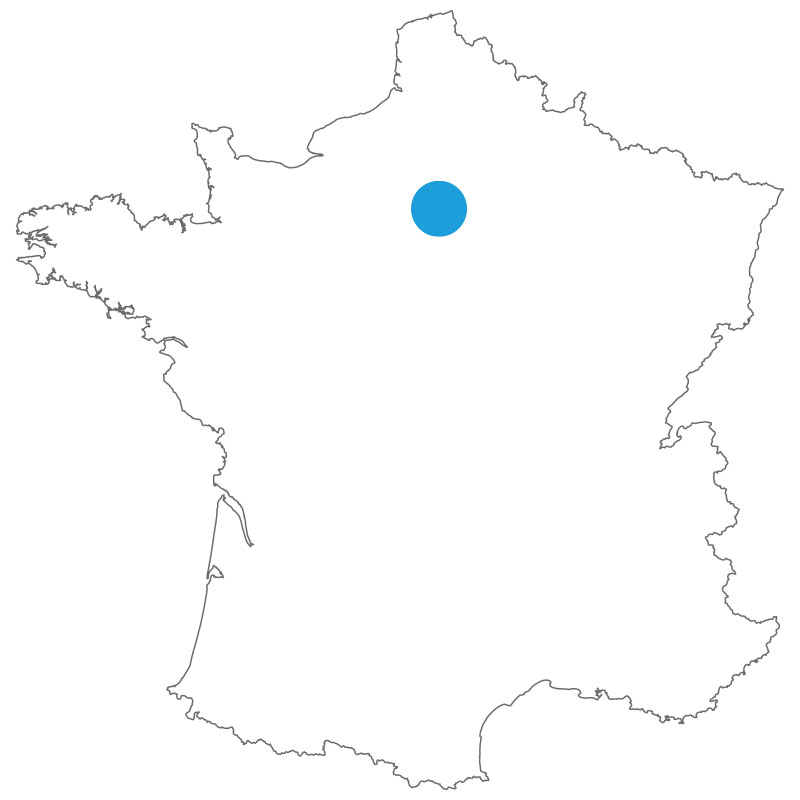 Carte de situation paris