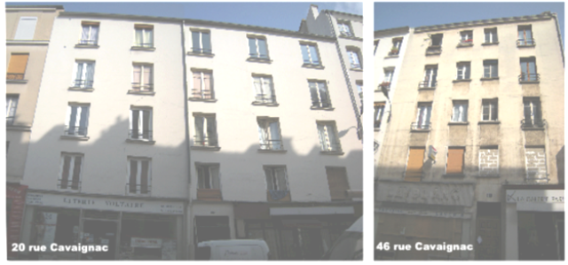 LOGEMENTS RUE CAVAIGNAC À PARIS (75)